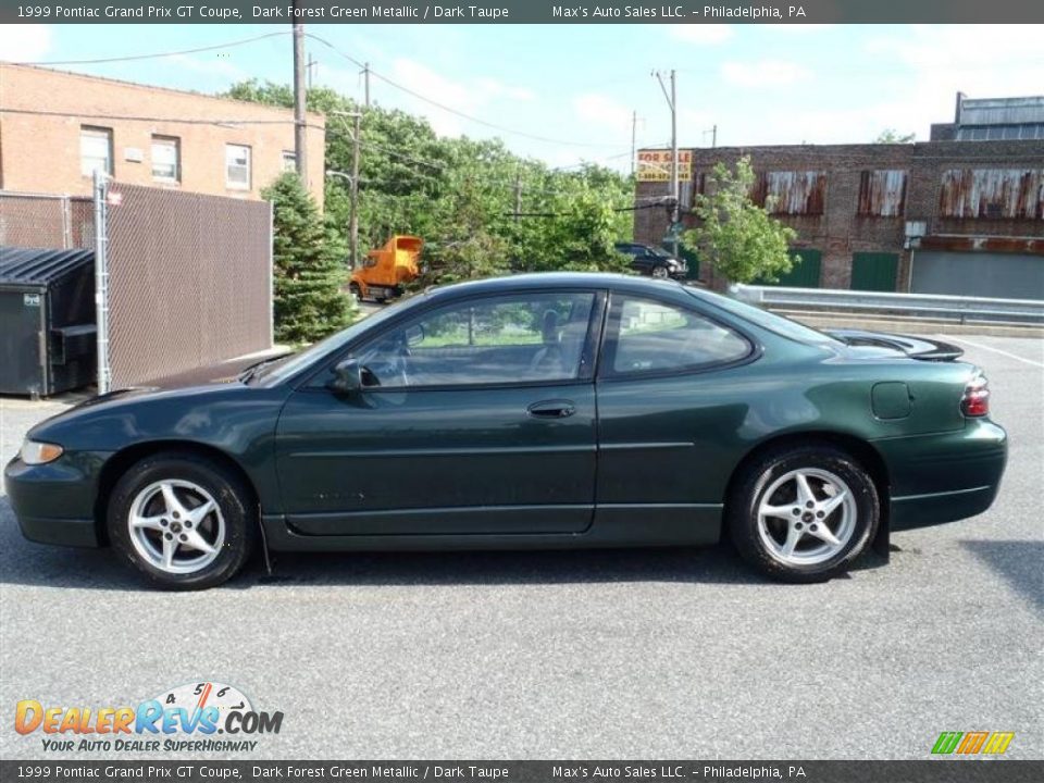 Dark Forest Green Metallic 1999 Pontiac Grand Prix GT Coupe Photo #11