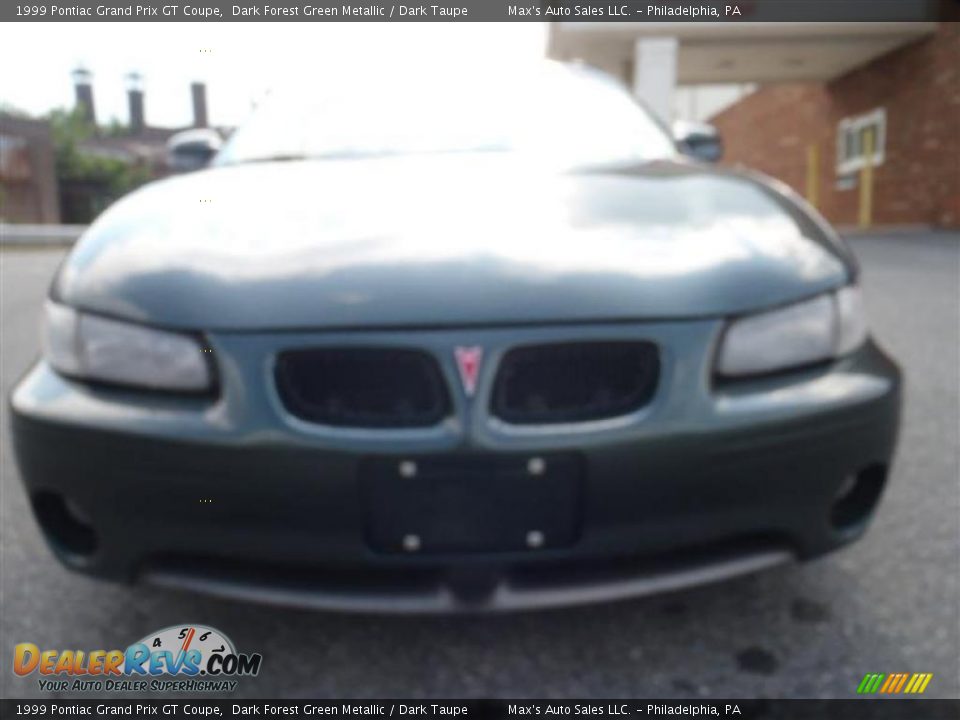 1999 Pontiac Grand Prix GT Coupe Dark Forest Green Metallic / Dark Taupe Photo #15