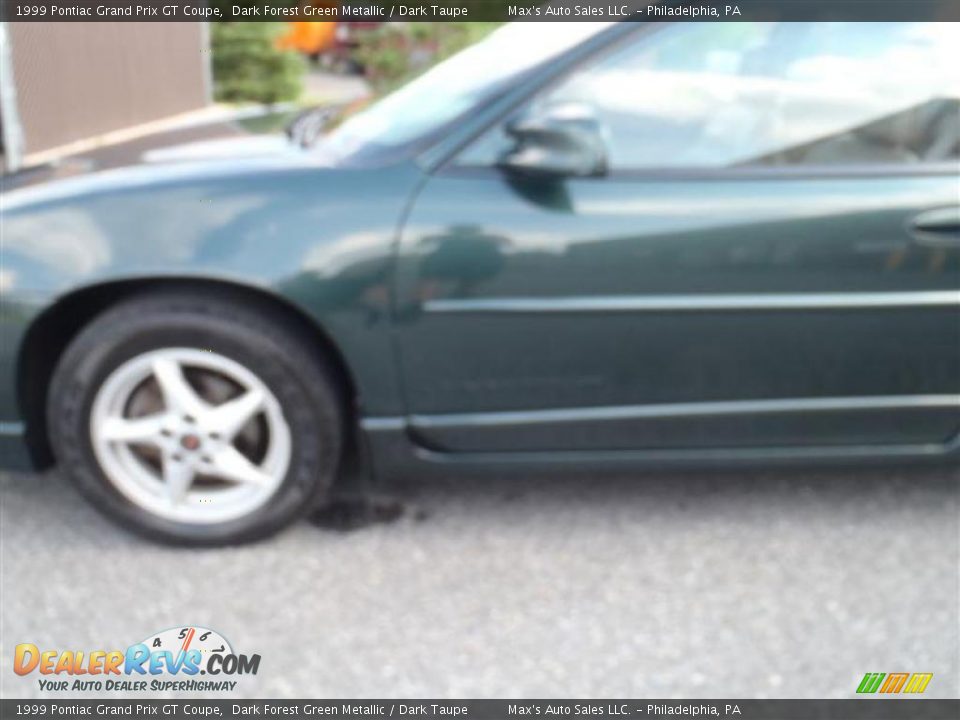 1999 Pontiac Grand Prix GT Coupe Dark Forest Green Metallic / Dark Taupe Photo #18