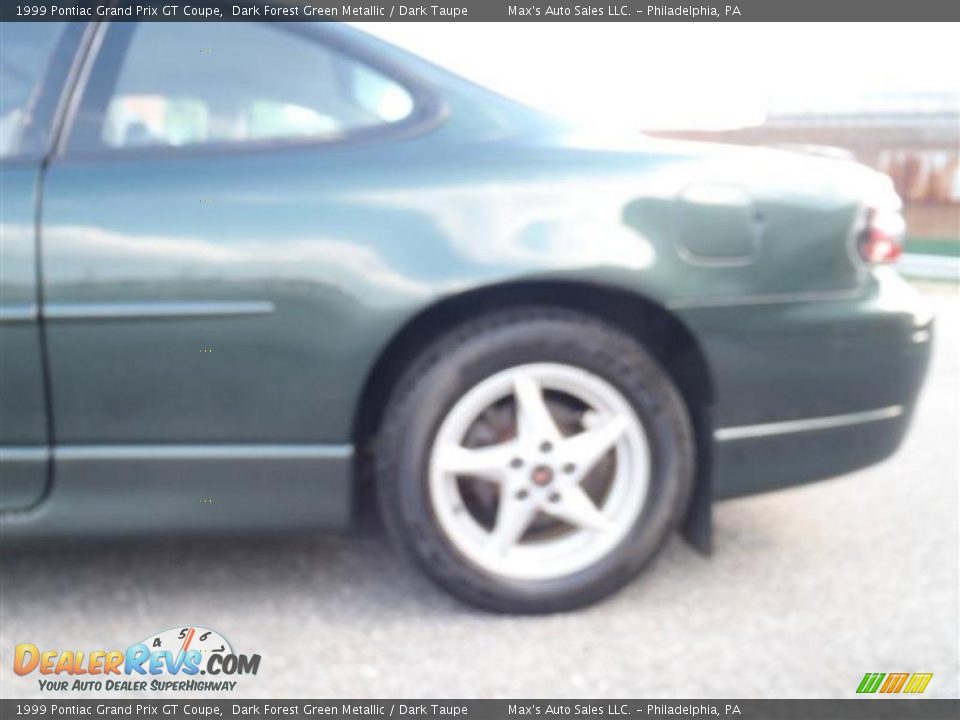 1999 Pontiac Grand Prix GT Coupe Dark Forest Green Metallic / Dark Taupe Photo #20