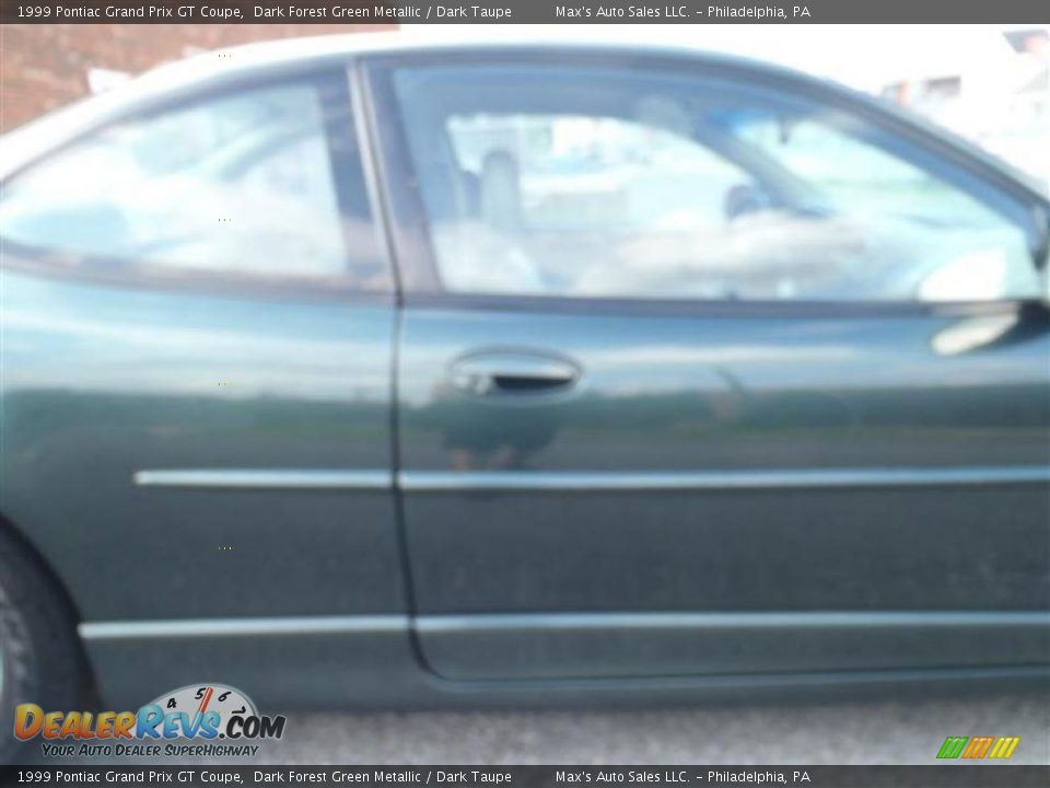 1999 Pontiac Grand Prix GT Coupe Dark Forest Green Metallic / Dark Taupe Photo #24