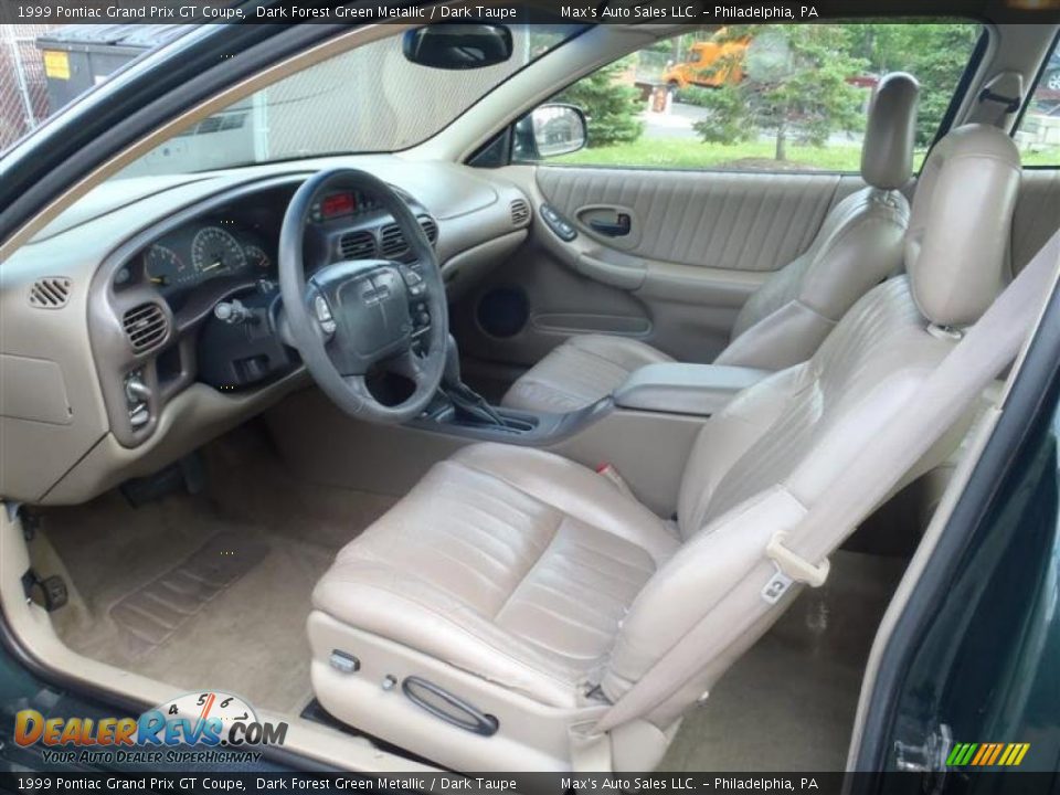 Dark Taupe Interior - 1999 Pontiac Grand Prix GT Coupe Photo #28