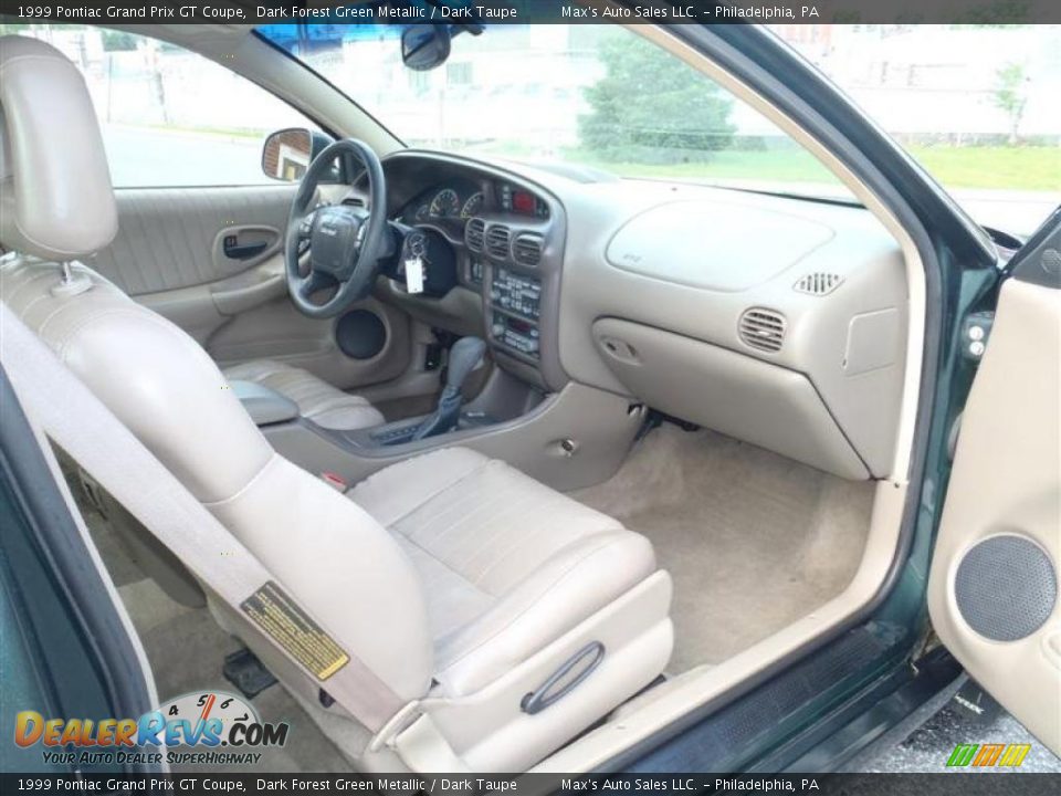 Dark Taupe Interior - 1999 Pontiac Grand Prix GT Coupe Photo #31