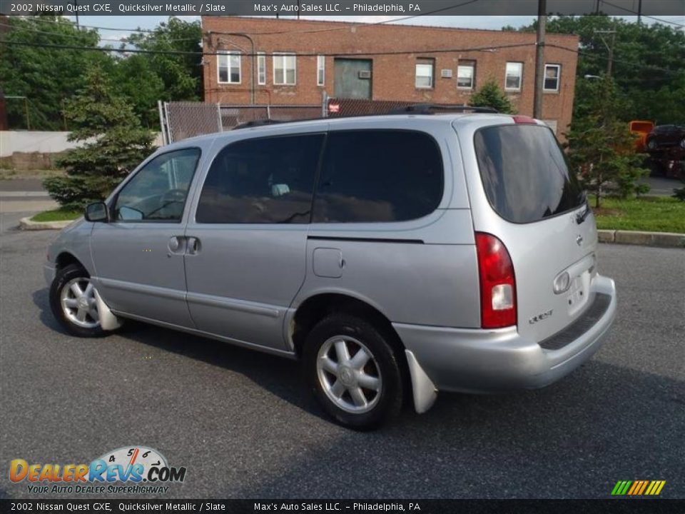 2002 Nissan Quest GXE Quicksilver Metallic / Slate Photo #2