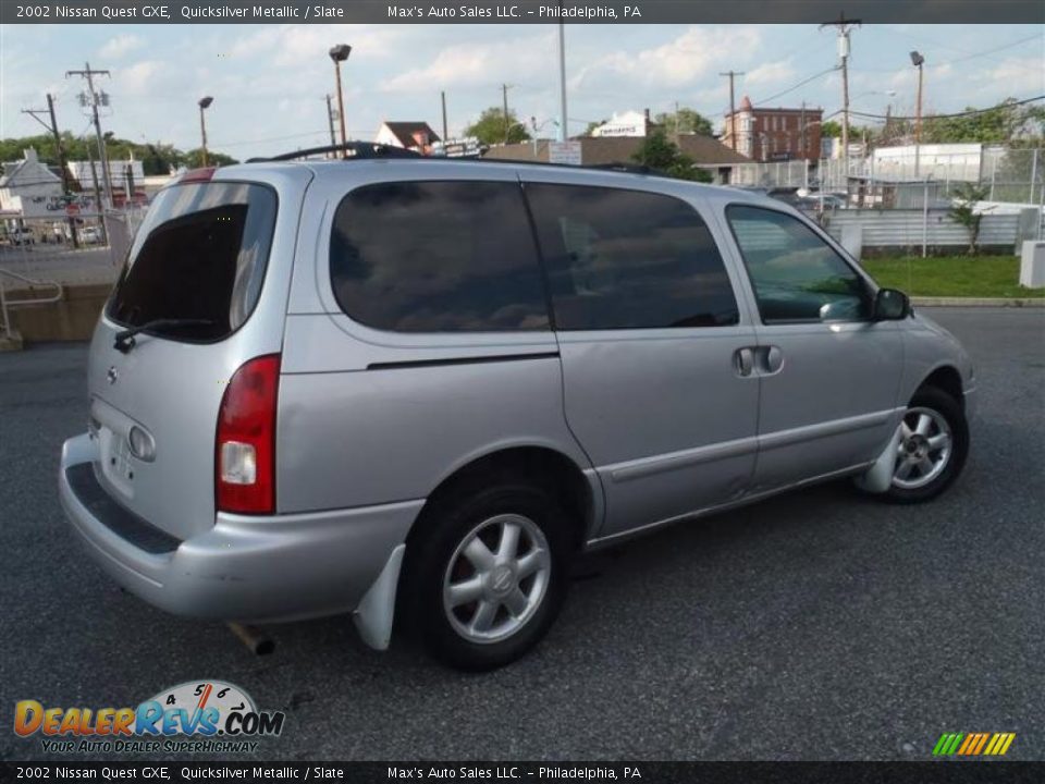 2002 Nissan Quest GXE Quicksilver Metallic / Slate Photo #3
