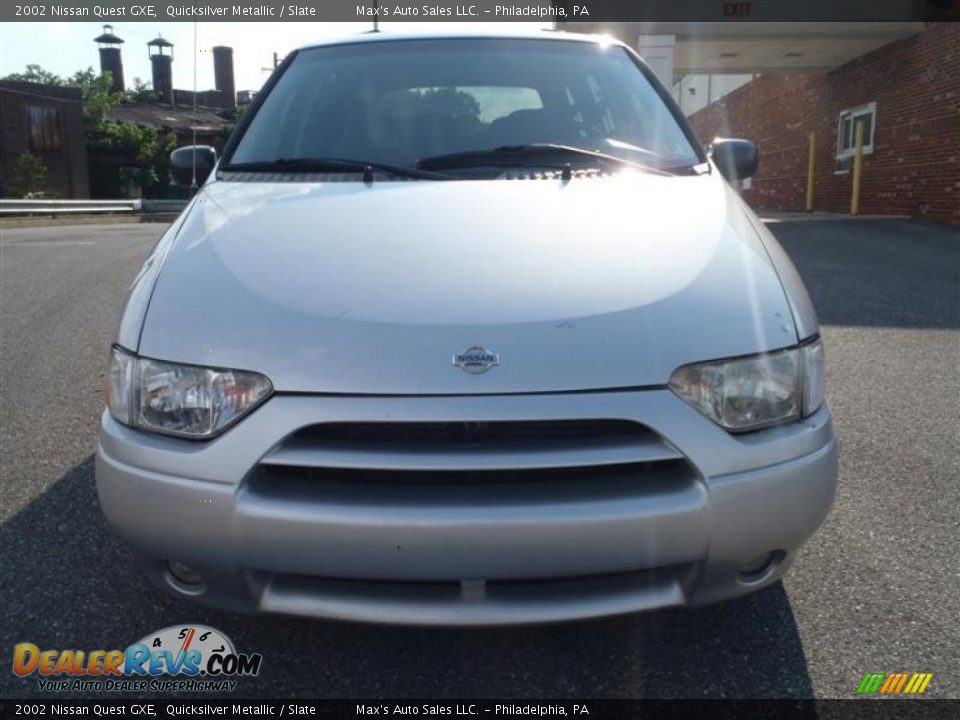 2002 Nissan Quest GXE Quicksilver Metallic / Slate Photo #4