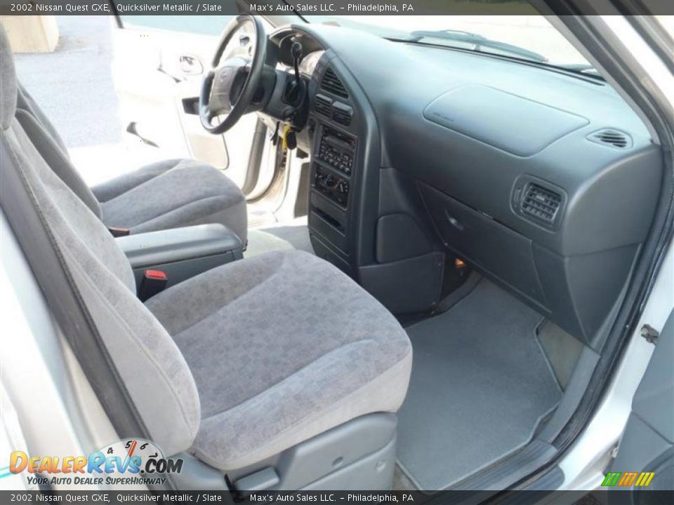 Slate Interior - 2002 Nissan Quest GXE Photo #5