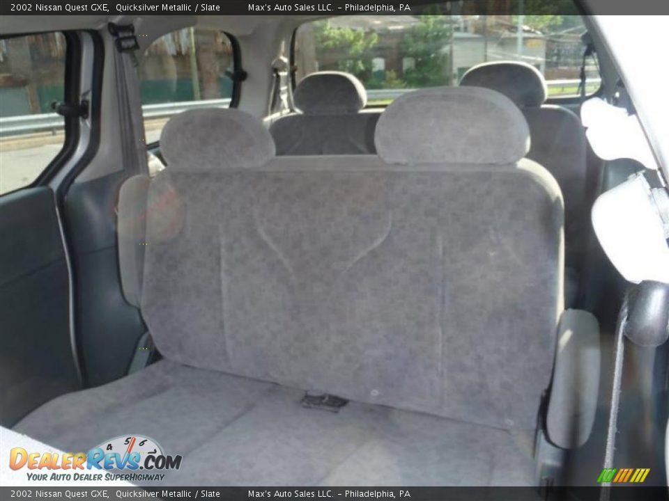 2002 Nissan Quest GXE Quicksilver Metallic / Slate Photo #6