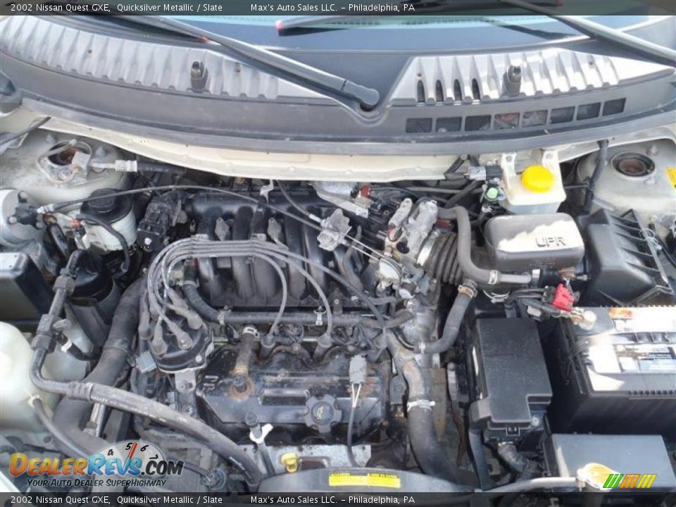 2002 Nissan Quest GXE 3.3 Liter SOHC 12-Valve V6 Engine Photo #9