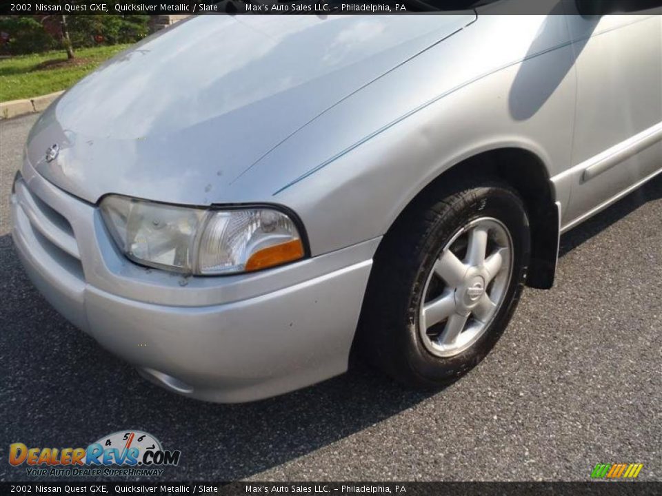2002 Nissan Quest GXE Quicksilver Metallic / Slate Photo #13
