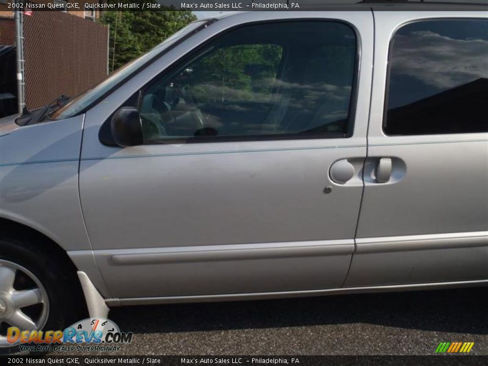 2002 Nissan Quest GXE Quicksilver Metallic / Slate Photo #14