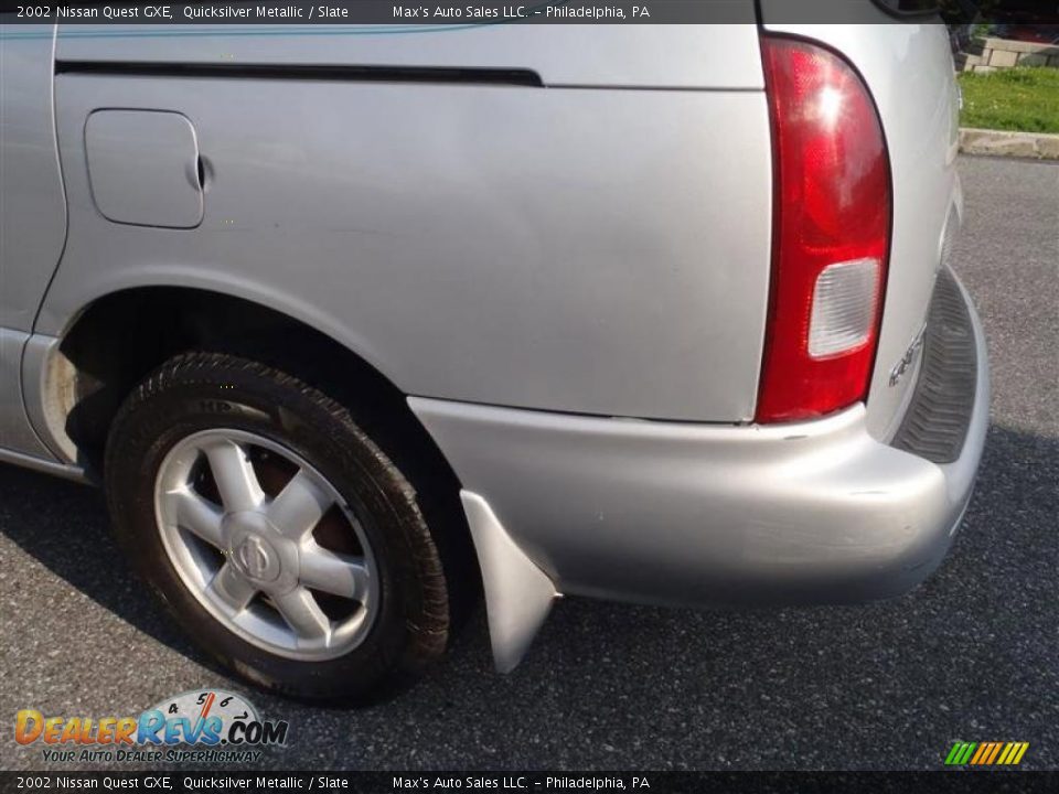 2002 Nissan Quest GXE Quicksilver Metallic / Slate Photo #16