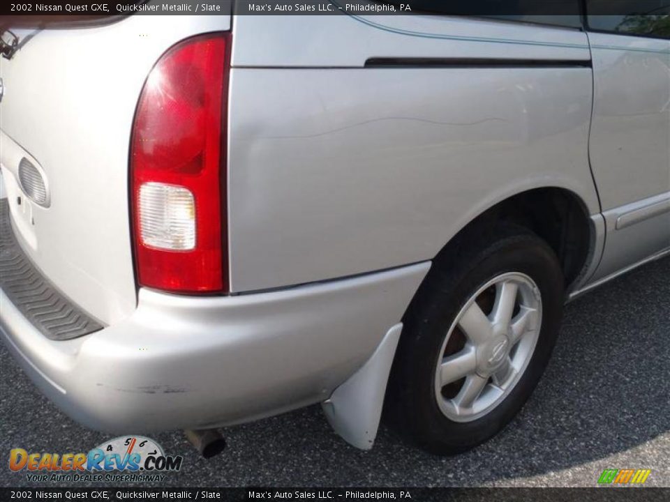 2002 Nissan Quest GXE Quicksilver Metallic / Slate Photo #18