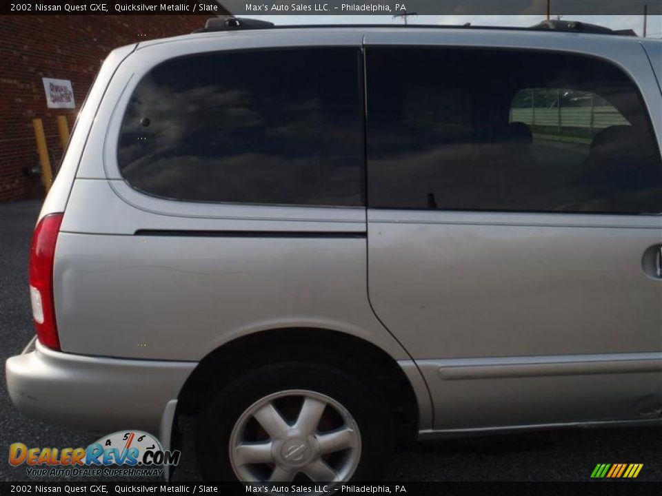 2002 Nissan Quest GXE Quicksilver Metallic / Slate Photo #19
