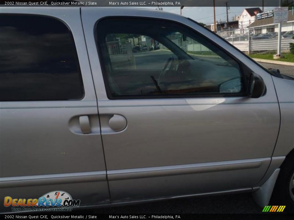 2002 Nissan Quest GXE Quicksilver Metallic / Slate Photo #20