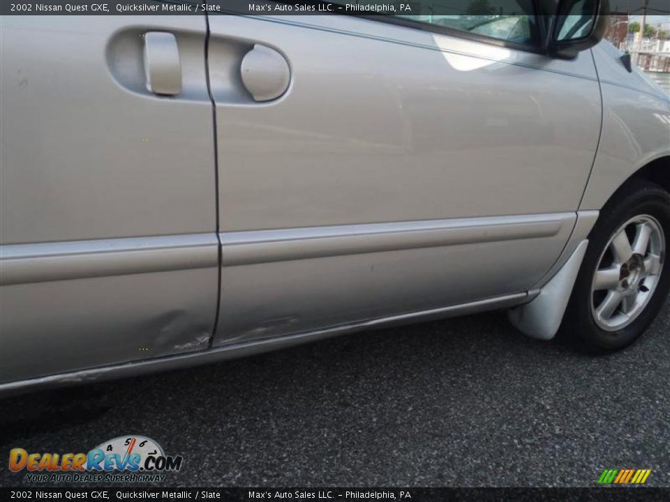 2002 Nissan Quest GXE Quicksilver Metallic / Slate Photo #21