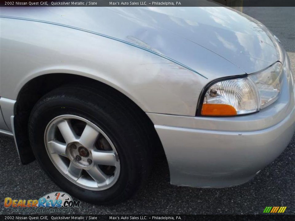 2002 Nissan Quest GXE Quicksilver Metallic / Slate Photo #22