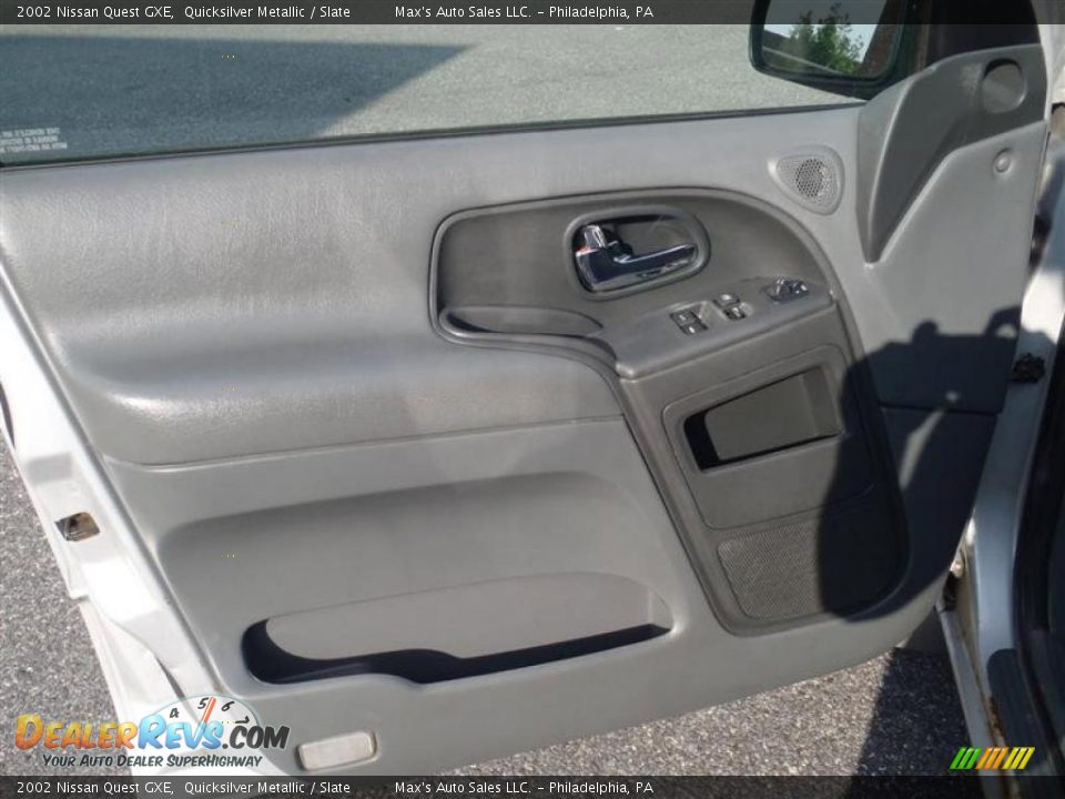 2002 Nissan Quest GXE Quicksilver Metallic / Slate Photo #23