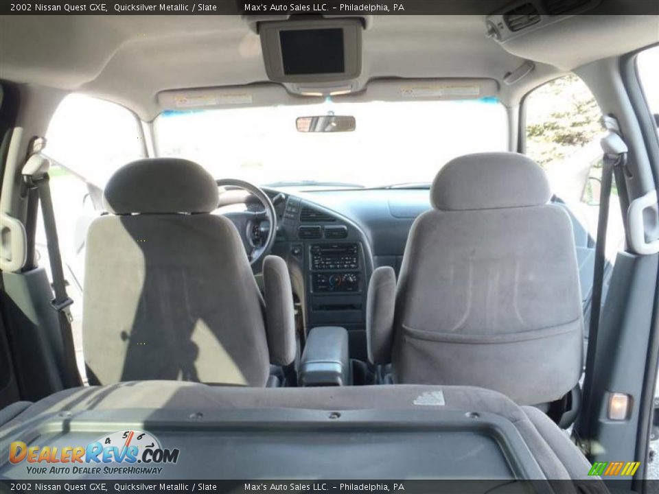 2002 Nissan Quest GXE Quicksilver Metallic / Slate Photo #29