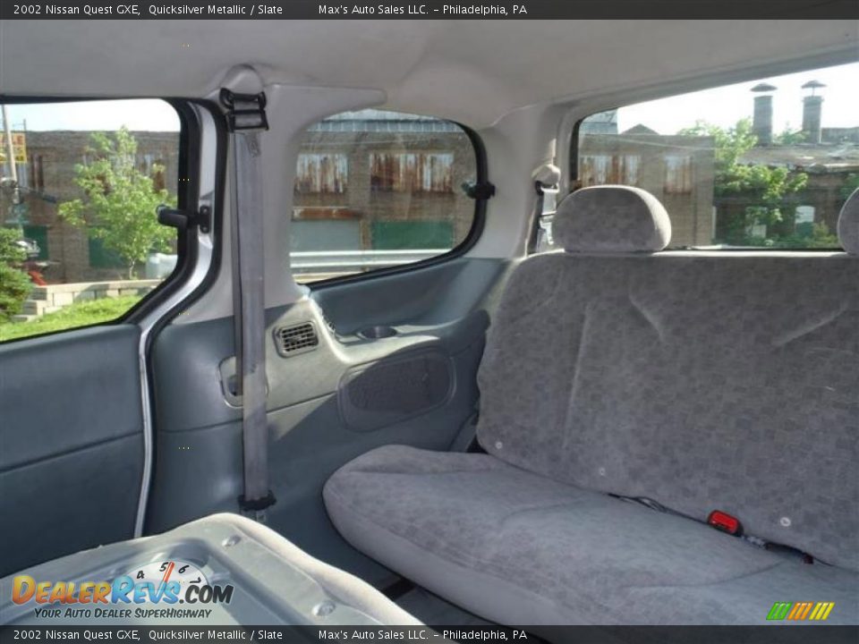 2002 Nissan Quest GXE Quicksilver Metallic / Slate Photo #30