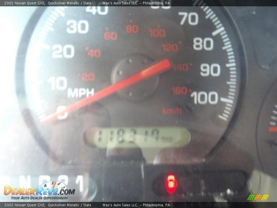 2002 Nissan Quest GXE Quicksilver Metallic / Slate Photo #34