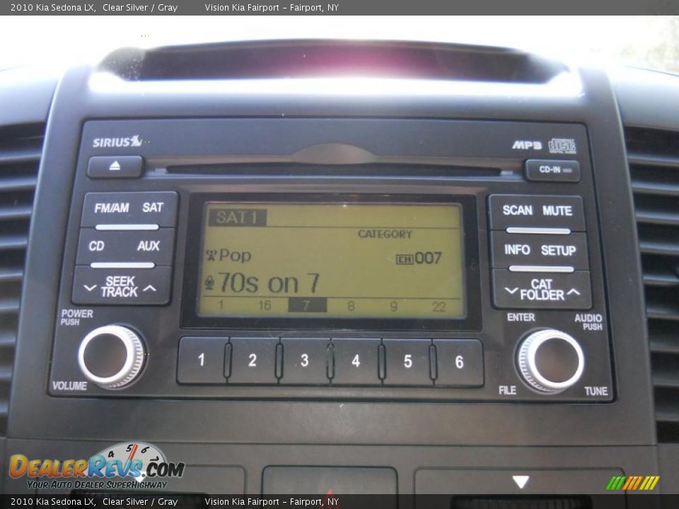 2010 Kia Sedona LX Clear Silver / Gray Photo #5