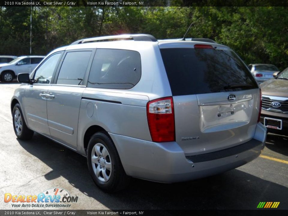 2010 Kia Sedona LX Clear Silver / Gray Photo #15