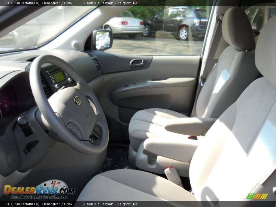 2010 Kia Sedona LX Clear Silver / Gray Photo #25