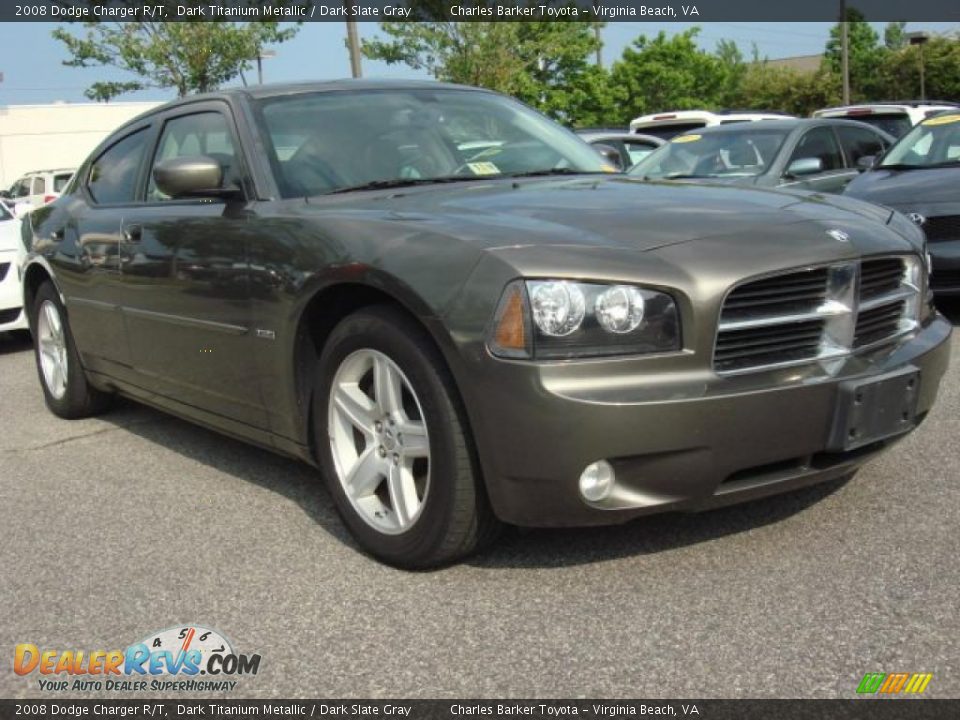 2008 Dodge Charger R/T Dark Titanium Metallic / Dark Slate Gray Photo #1