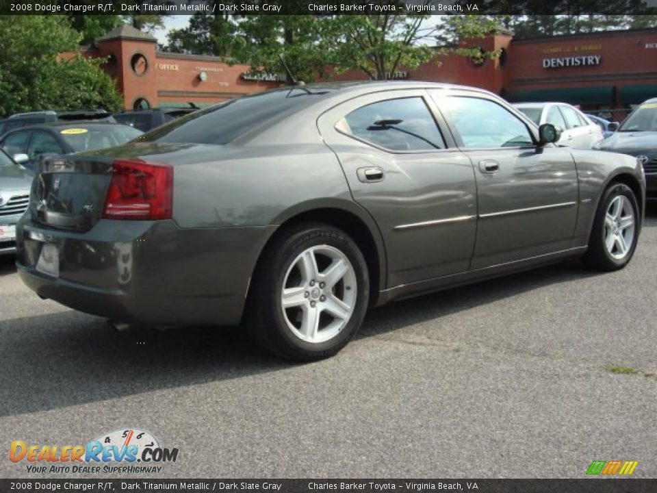 2008 Dodge Charger R/T Dark Titanium Metallic / Dark Slate Gray Photo #3