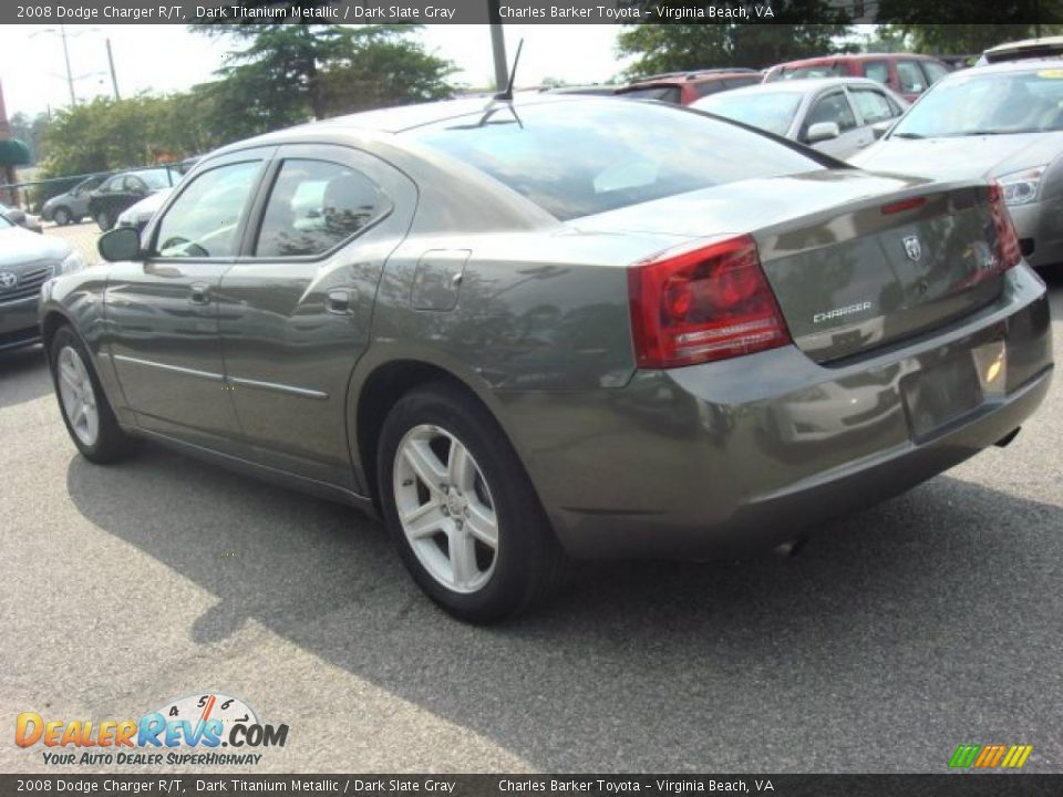 2008 Dodge Charger R/T Dark Titanium Metallic / Dark Slate Gray Photo #4