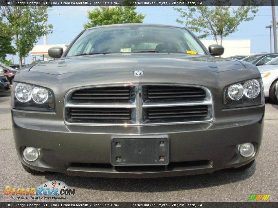 2008 Dodge Charger R/T Dark Titanium Metallic / Dark Slate Gray Photo #6