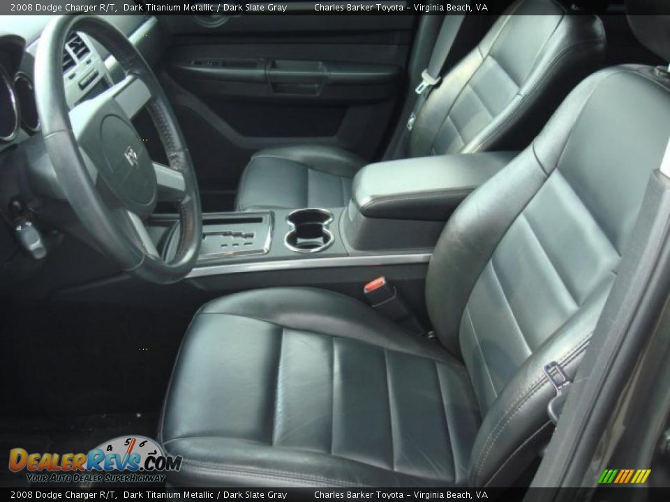 2008 Dodge Charger R/T Dark Titanium Metallic / Dark Slate Gray Photo #7