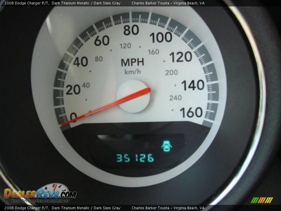 2008 Dodge Charger R/T Dark Titanium Metallic / Dark Slate Gray Photo #10