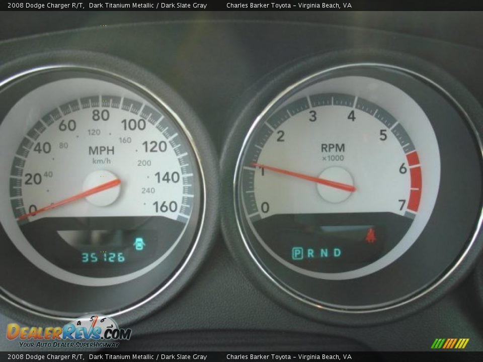 2008 Dodge Charger R/T Dark Titanium Metallic / Dark Slate Gray Photo #11