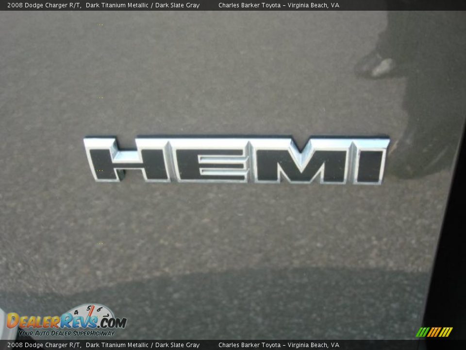 2008 Dodge Charger R/T Dark Titanium Metallic / Dark Slate Gray Photo #16