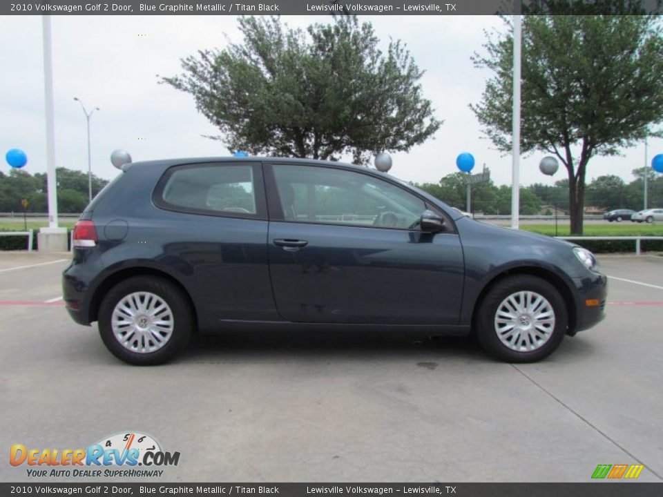 Blue Graphite Metallic 2010 Volkswagen Golf 2 Door Photo #6