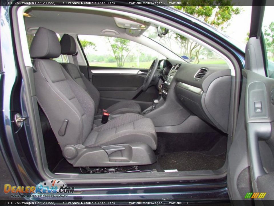 Titan Black Interior - 2010 Volkswagen Golf 2 Door Photo #10