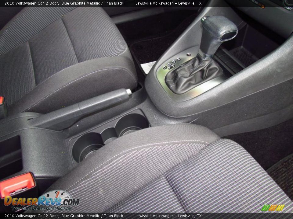 2010 Volkswagen Golf 2 Door Blue Graphite Metallic / Titan Black Photo #16