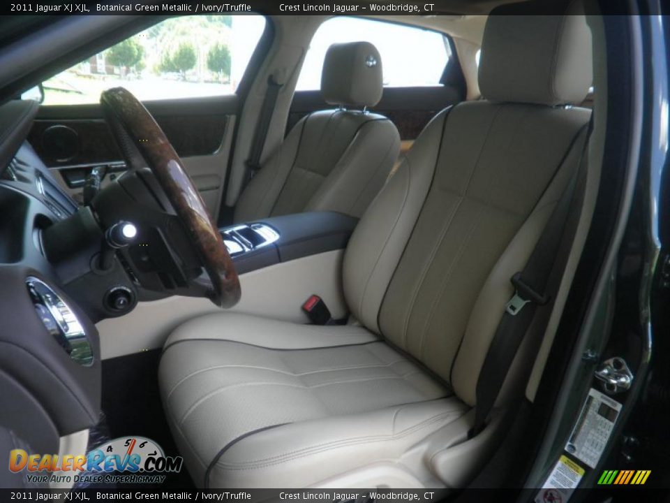 Ivory/Truffle Interior - 2011 Jaguar XJ XJL Photo #8