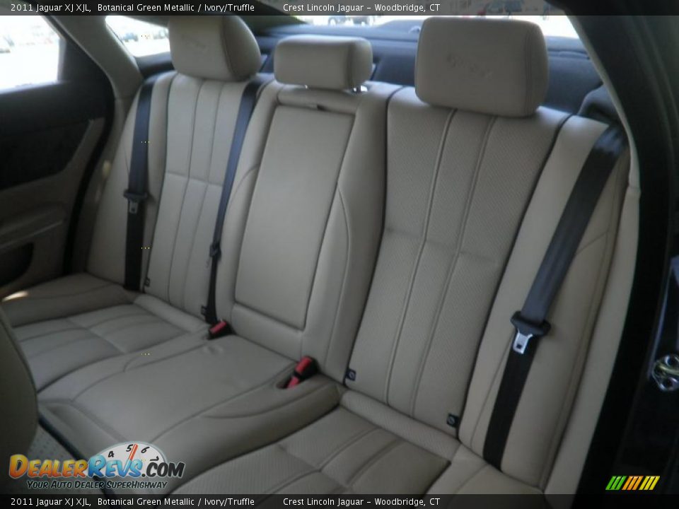 2011 Jaguar XJ XJL Botanical Green Metallic / Ivory/Truffle Photo #9