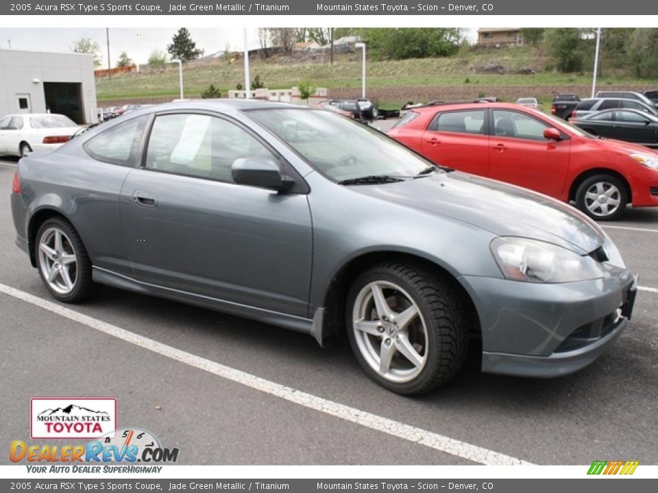 2005 Acura RSX Type S Sports Coupe Jade Green Metallic / Titanium Photo #1