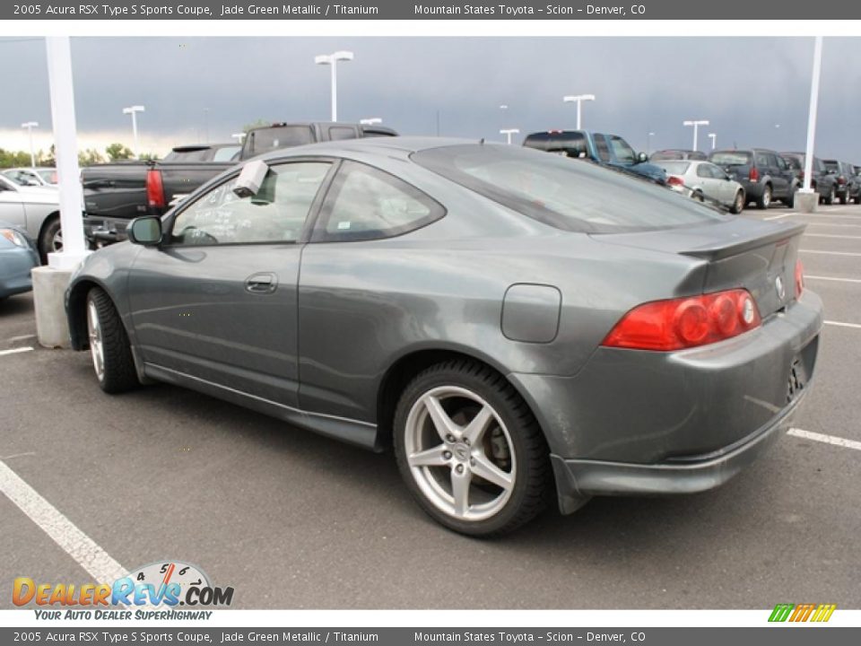 2005 Acura RSX Type S Sports Coupe Jade Green Metallic / Titanium Photo #3