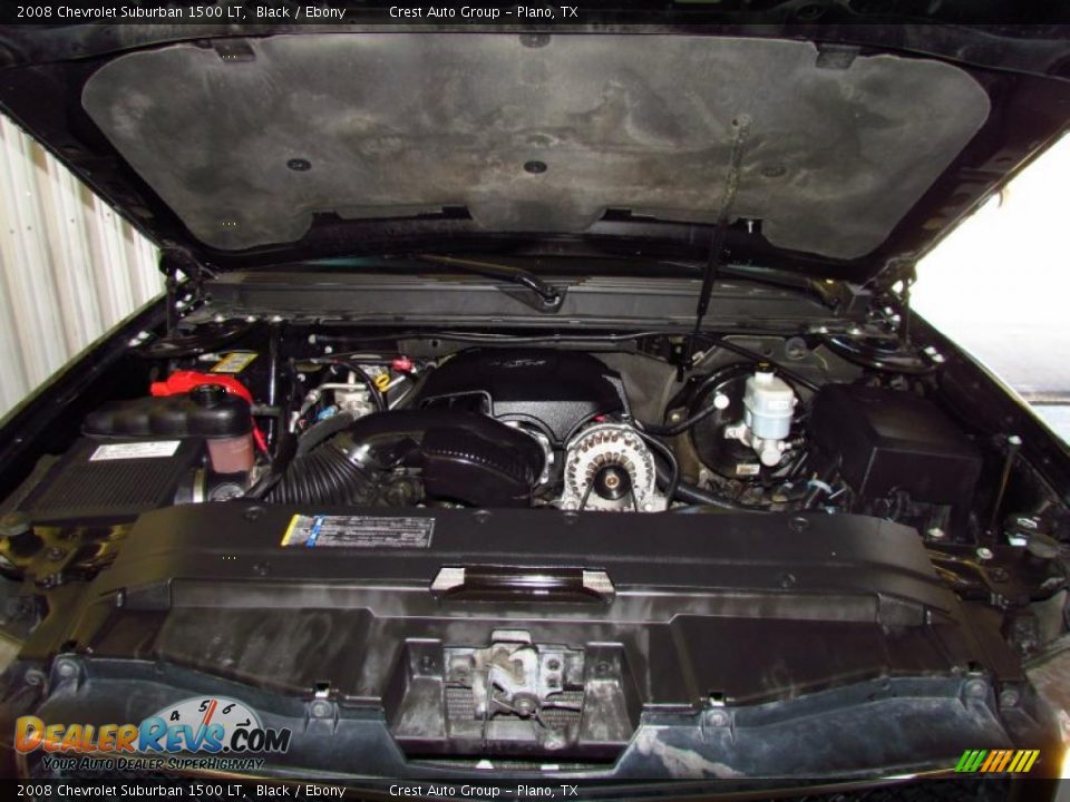 2008 Chevrolet Suburban 1500 LT Black / Ebony Photo #16