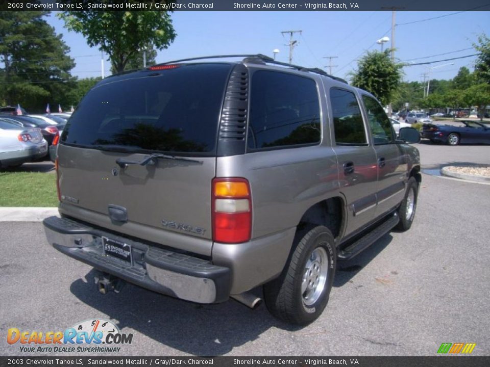 2003 Chevrolet Tahoe LS Sandalwood Metallic / Gray/Dark Charcoal Photo #5