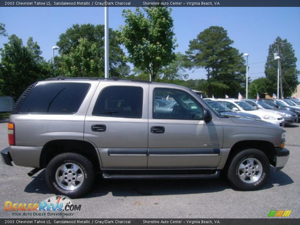 2003 Chevrolet Tahoe LS Sandalwood Metallic / Gray/Dark Charcoal Photo #6