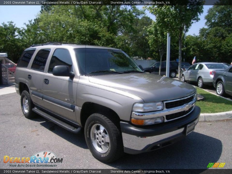 2003 Chevrolet Tahoe LS Sandalwood Metallic / Gray/Dark Charcoal Photo #7