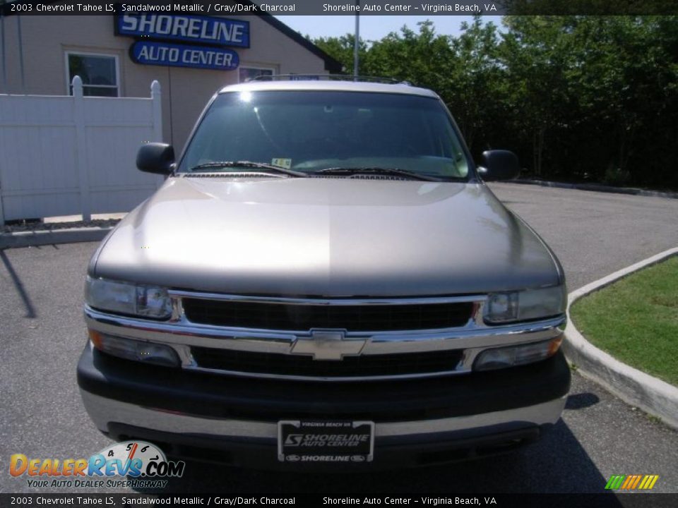 2003 Chevrolet Tahoe LS Sandalwood Metallic / Gray/Dark Charcoal Photo #8