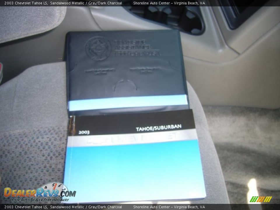 2003 Chevrolet Tahoe LS Sandalwood Metallic / Gray/Dark Charcoal Photo #15