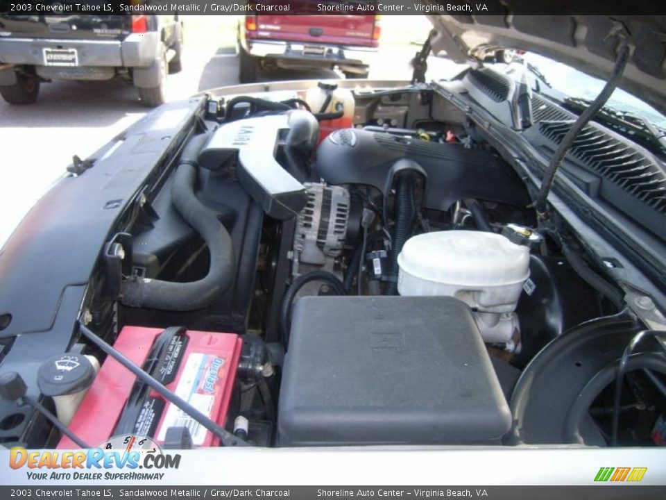 2003 Chevrolet Tahoe LS Sandalwood Metallic / Gray/Dark Charcoal Photo #27